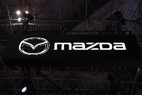 Mazda signage and logo